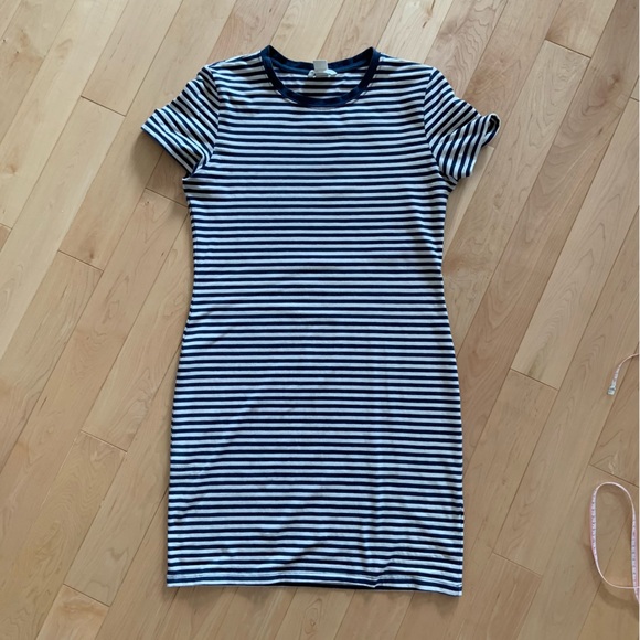 Blue and white striped bodycon dress - H&M size M - Picture 5 of 9